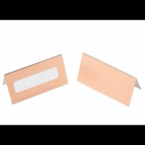 100 rose gold place cards 2”x3.5”